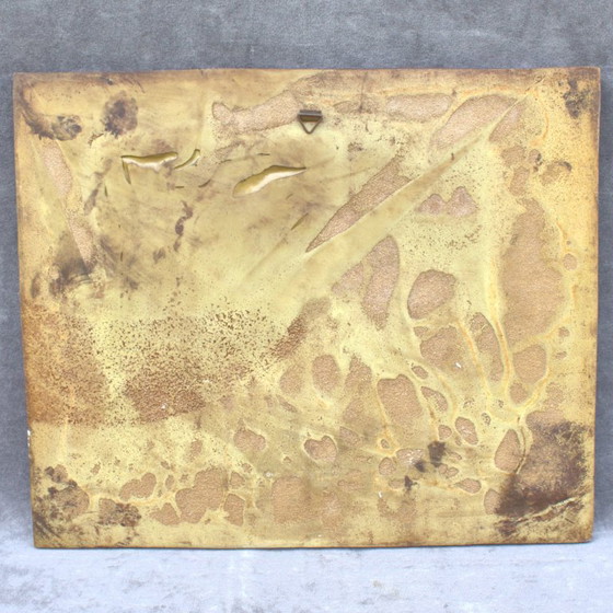 Image 1 of Faux Wood Carved Wall Panel 18 x 15 inch drunk men in an old pub 45,5 x 38 cm Vintage Home Decor wall art architectural salvage