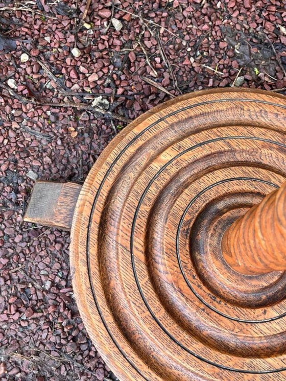 Image 1 of Beistelltisch, Holzsockel