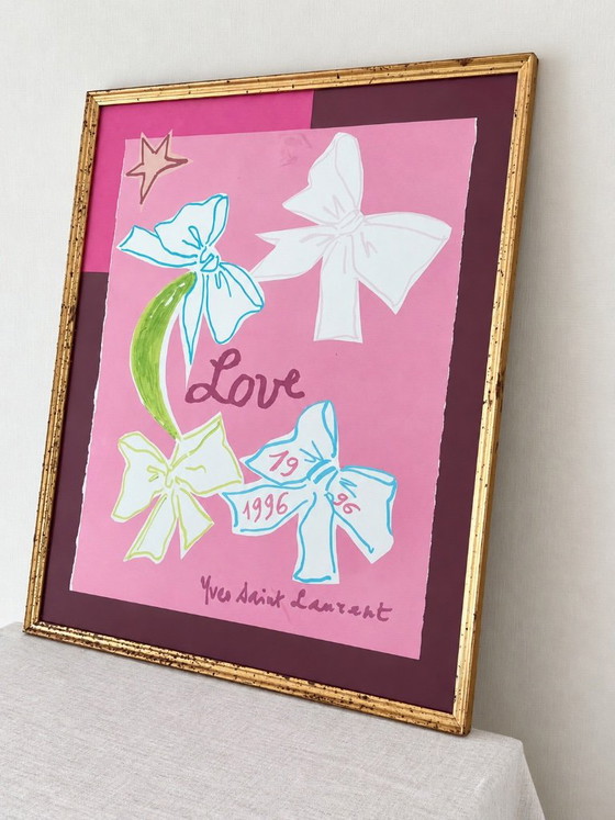 Yves Saint Laurent – LOVE Collection | Sei Poster Vintage | 1992–2006 – Legno (photo 9 of 27)
