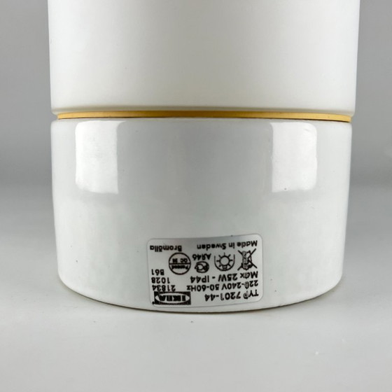 Ifö Electric / IKEA wall & ceiling lamp (Opus 100/100) – ceramic/opal glass – Scandinavian minimalism (photo 3 of 11)