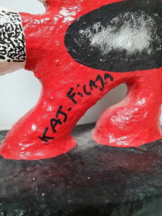 Image 1 of Pappmaché-Skulptur des Bildhauerpaares Kaj Alexandre - Ficaja Chantal (geb. 1959) (Ref. 4086)