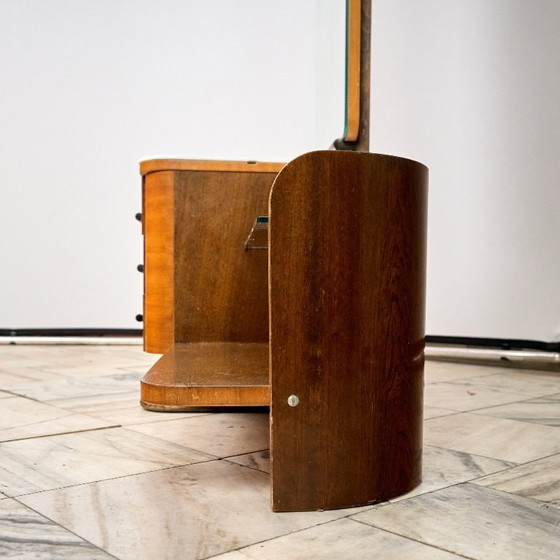 Image 1 of Vintage Art Déco Vanity, by Jindřich Halabala, 1940s Czechoslovakia