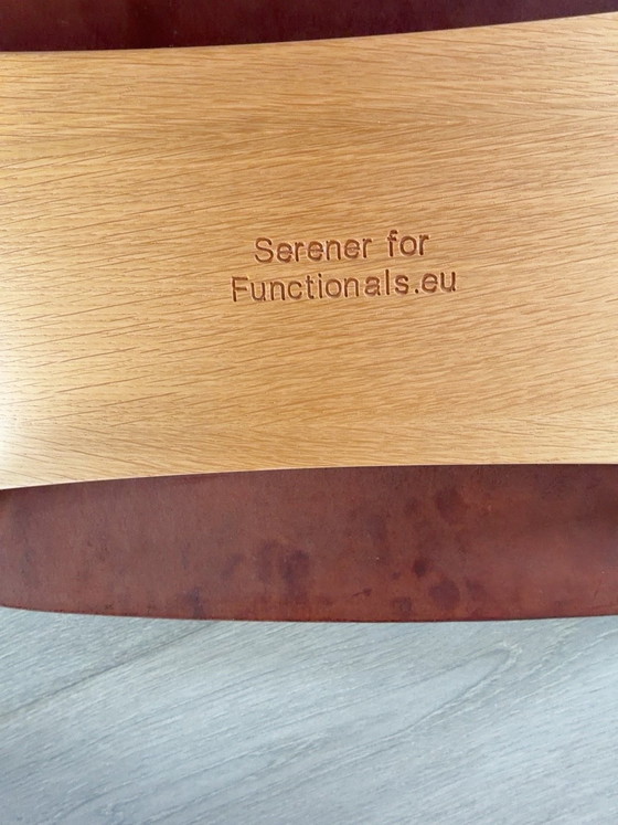 Miller Functionals Loungesessel + Fußstütze - Cognac-Leder - Design – Muller, Beistellstühle (photo 4 of 5)