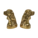 Messing Boekensteunen Ierse Setter Honden