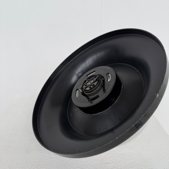 Image 1 of Ceiling/wall lamp round black gloss 60s/70s