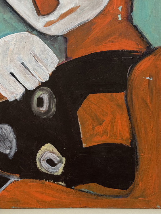 Image 1 of Patricia Pelsener (1956) - a figure with a dog, 1980s