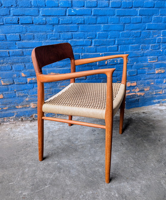 Image 1 of Midcentury Danish armchair - model 56 - J.L. Møllers møbelfabrik