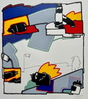 Screen printing Huibert van Dorp