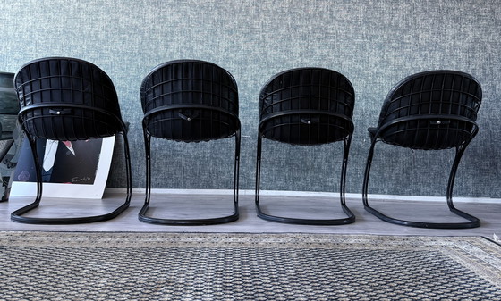 Image 1 of 4x Pascale Dining Chairs by Gastone Rinaldi for Thema, 1970s