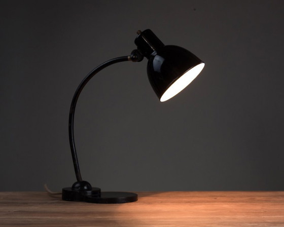 Image 1 of Original Zirax Bauhaus table lamp 1930s – Industrial desk lamp with patina