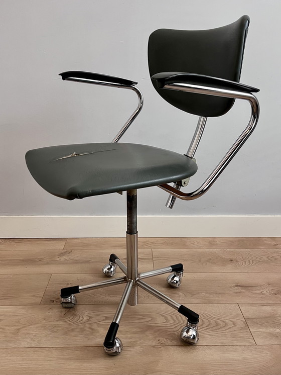 Image 1 of Bellissima sedia da ufficio Gebr. de Wit 3311 - su ruote