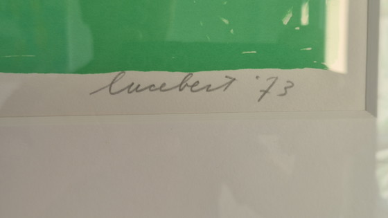 Image 1 of Lucebert Sérigraphie 1973 - Et il ouvrit les yeux