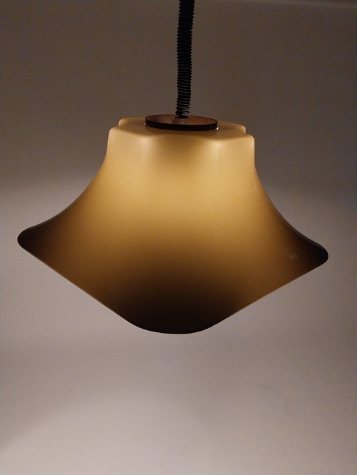 Vintage Pendant Lamp - Retro Brown Design - 1970s