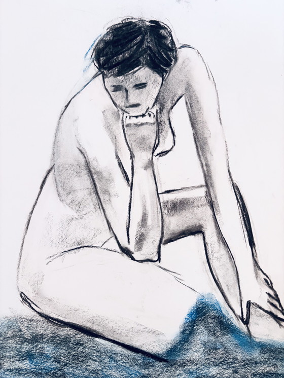 Image 1 of Houtskooltekening