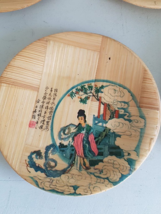 Image 1 of "The Goddess of the Lo River" signs from Bamboo" The Goddess of the Lo River" signs from Bamboo