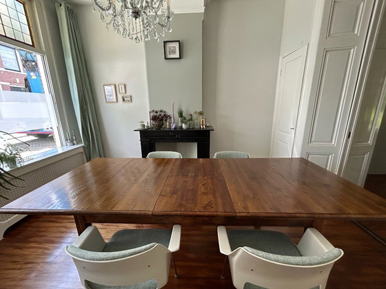 Image 1 of Oak dining table 200/250x100