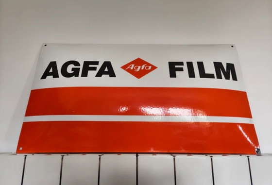 Image 1 of Vintage AGFA emaille bord