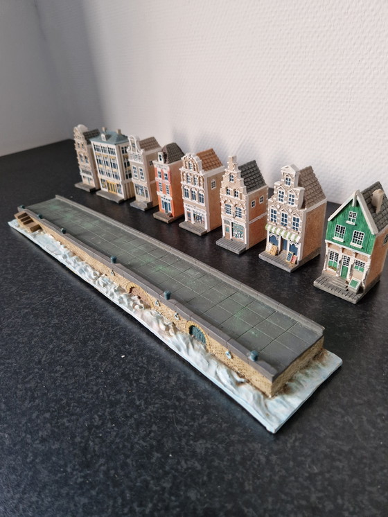 Image 1 of Vintage Canal Houses Ceramic Houses Shops