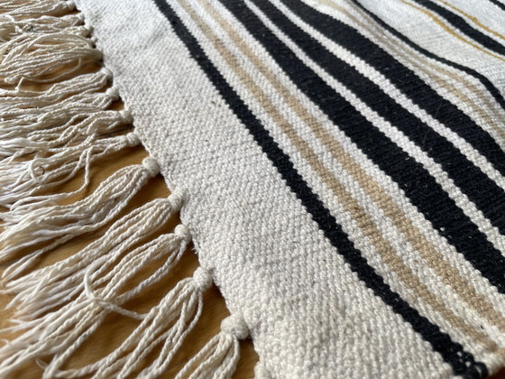 Image 1 of Vintage 1960s small handmade pure Wool back - Midcentury
