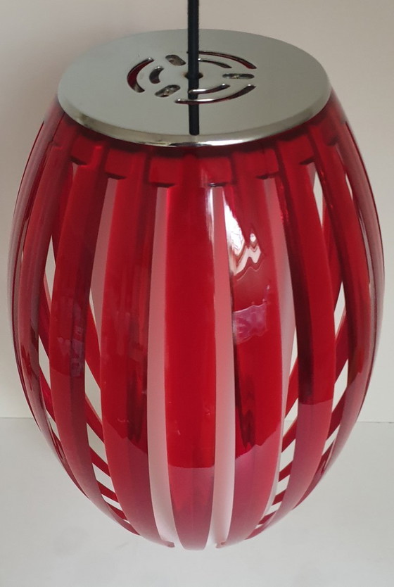 Image 1 of 2 x Herstal Pulz Tentakel XL Pendelleuchten rot