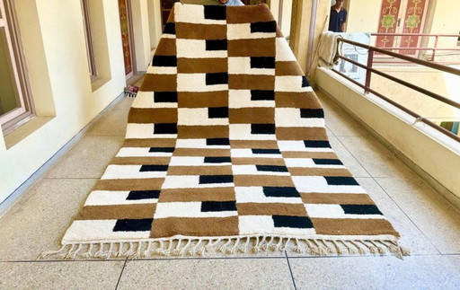 Tapis en laine fait main – Coloris personalisables 300cmx200cm