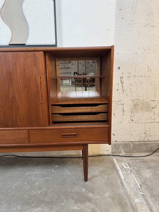 Image 1 of Danish Teak Sideboard With Bar Section and Drawers