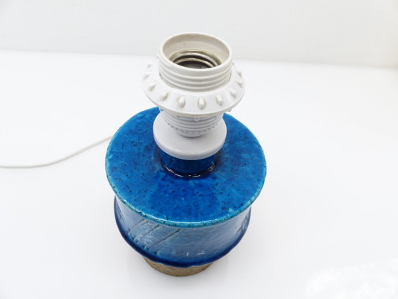 Lampe de table en grès bleu par Inger Persson pour Rörstrand, Suède, années 1960 – Ceramic (photo 5 of 7)