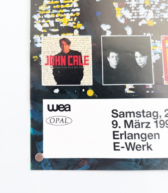 Image 1 of 🎵 John Cale in Concert – 1991 – Originele A1-poster / Plakat 84,1 × 59,4 cm | Duitsland