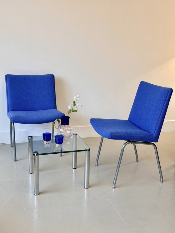 Image 1 of Sedie da aeroporto vintage di Hans J Wegner, per A.P. Stolen, Danimarca, anni '60,