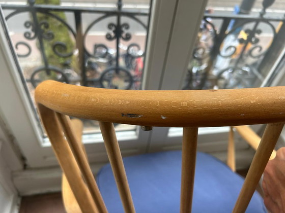 Chaise Ercol vintage - W – Fauteuils, Wood (photo 6 of 6)