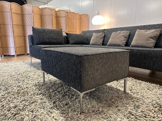 Image 1 of Design on Stock Bloq Canapé d'angle + Hocker Black Melange
