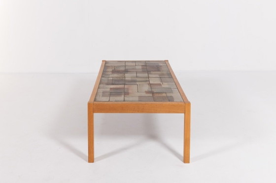 Image 1 of Danish Modern Ceramic Top Coffee Table from Sallingboe
