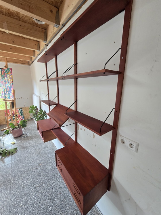 Vintage Wall System - As Good As New – Geen, Wall cabinet, Metal, Wood (photo 7 of 10)