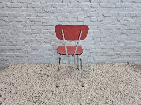Set di 4 Sedie da Cucina Vintage Brabantia, Formica Effetto Marmo Nero con Accento Oro, Paesi Bassi, Anni '60 (photo 7 of 8)