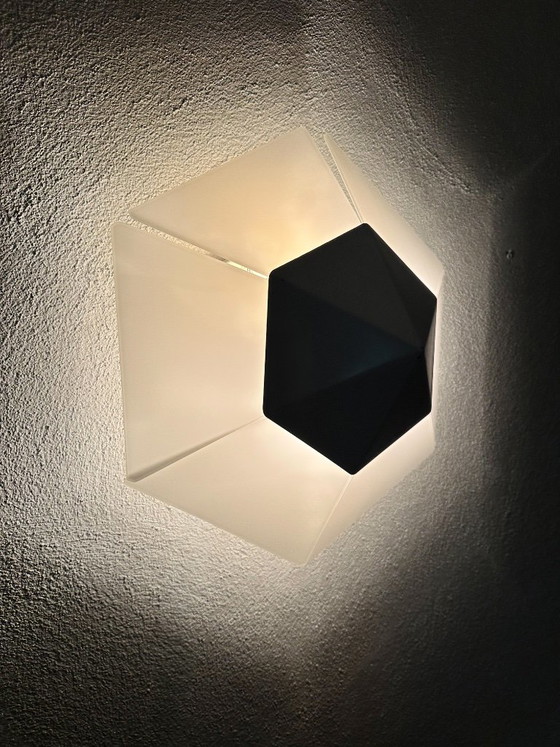 Vintage Kalmar ceiling or wall light, Metal, White (photo 3 of 10)
