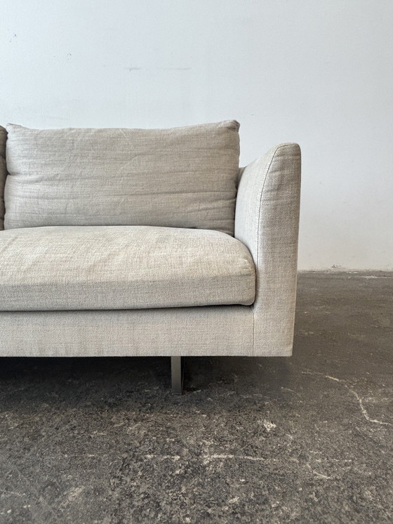 Image 1 of Montis Axel designer sofa couch fabric gray top condition!