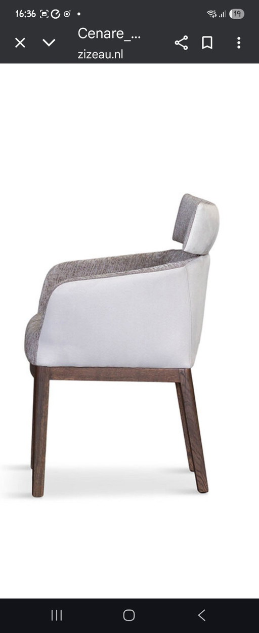 6 Zizeau eetkamerstoelen Cenare