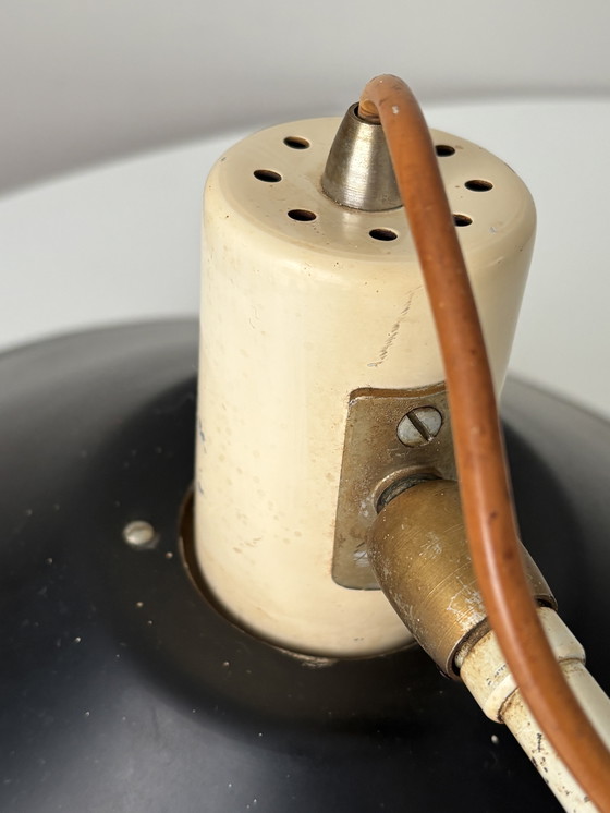 Image 1 of JJM Hoogervorst Anvia counter balance ceiling lamp Holland mid 1950