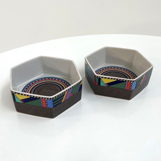 Image 1 of Set of 6 Apero Bowls Metropol by Barbara Brenner for Rosenthal, 1990s