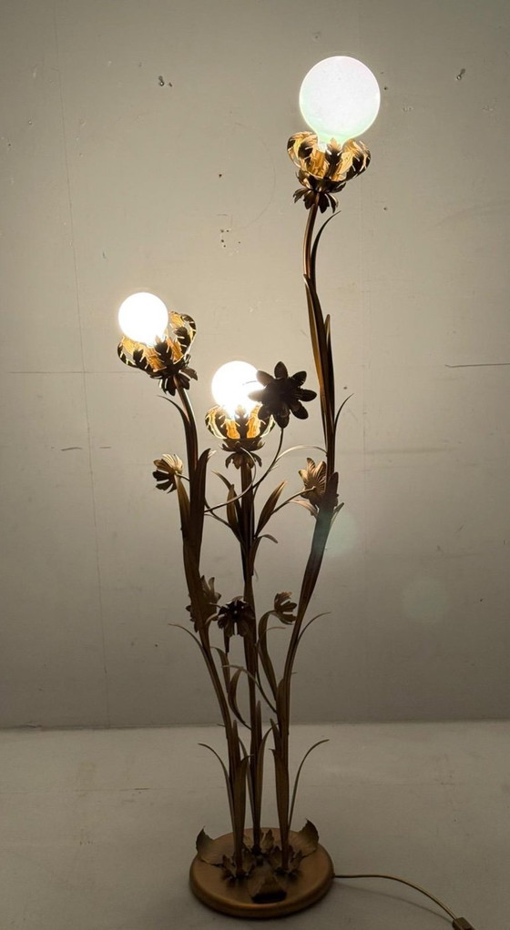 Image 1 of Lámpara de pie de Hans Kögl, Hollywood Regency, años 70.