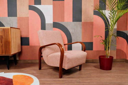 Vintage Sessel Art Deco Design Pinky Granola 1950