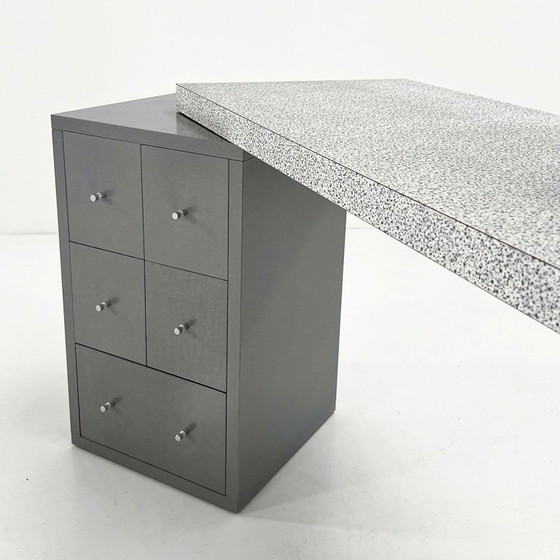 Image 1 of Dione kaptafel/bureau van Antonia Astori voor Driade, jaren 80.