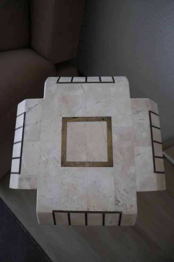 Image 1 of Maitland Smith Tesselated Pie Stall - Usa, 1980s