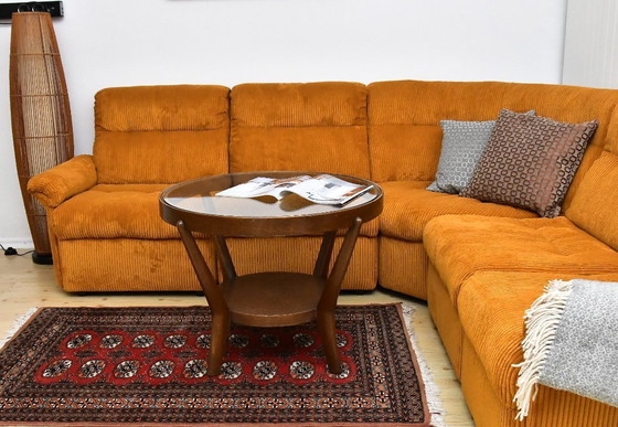 Image 1 of  Yellow corduroy  modular sofa, 1970s, set of 5