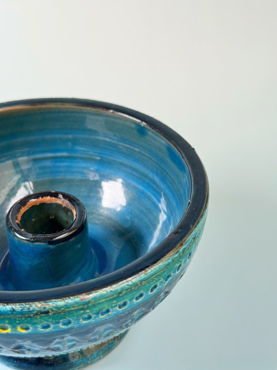Image 1 of Candelabro Rimini Azul 735 - Cerámica - Bitossi - Aldo Londi