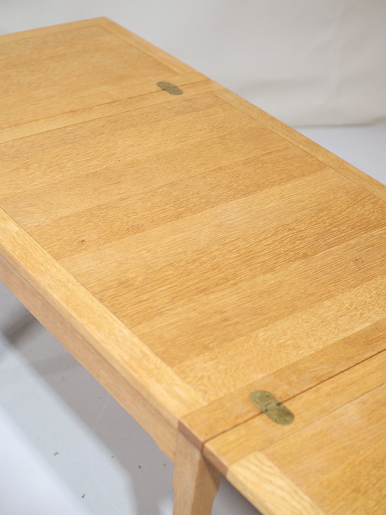 Image 1 of Folding Coffee Table Oak Danish Vintage