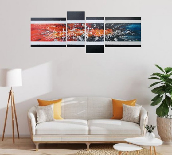 Image 1 of Unique paintings - Handmade - Painter 2Luss'Art - from 60 to 250 Euros - Free delivery -