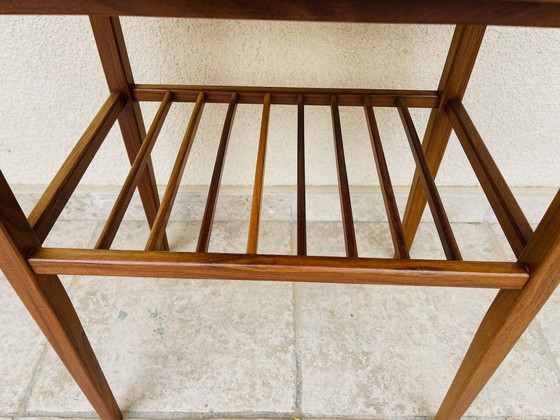 Image 1 of Skandinavischer Beistelltisch aus Teakholz, 1960