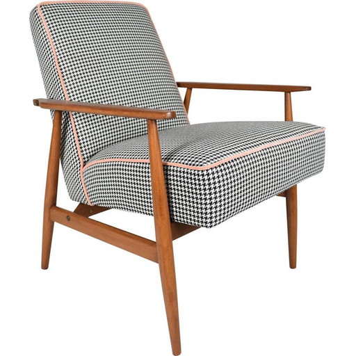 Poltrona grigia vintage 300-190 di Henryk Lis anni '70
