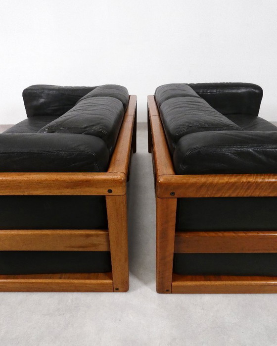 Image 1 of 2-Sitzer-Sofagarnitur – Afra & Tobia Scarpa für Bernini 